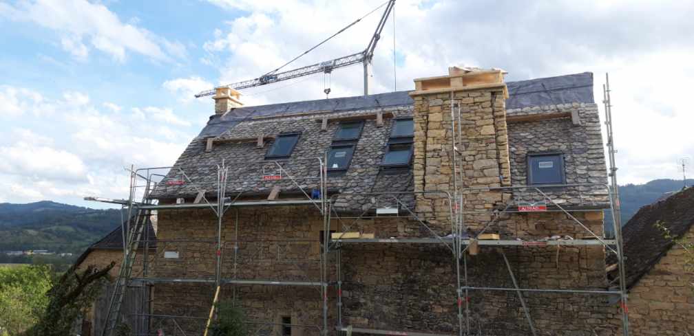Rénovation, réparation et réfection de vos toitures autour de Rodez